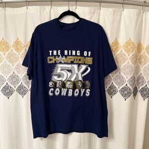 Vintage navy the ring of champions Dallas Cowboys graphic T-shirt